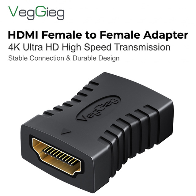 Veggieg AF-AF HDMI Coupler 4K 8K 2.1V 60Hz HDMI Female to Female Converter Adapter