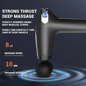Nouvelles tendances sans fil détachable poignée étendue masseur de dos Percussion Vibration Muscle Relax Fascia pistolet de Massage - Product Image 3