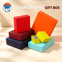 Boîtes en carton rigide recyclables avec couvercle et base de couleur personnalisées pour faux cils, emballage de bougies avec revêtement UV personnalisé