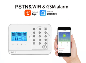 <span class=keywords><strong>GSM</strong></span> <span class=keywords><strong>PSTN</strong></span>家庭无线报警系统，价格优惠白色或黑色Bluguard报警系统 - Product Image 3
