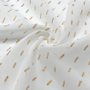 Fornitore plain <span class=keywords><strong>lurex</strong></span> gold silk cut flower Georgette Fabric camicia stampata personalizzata per il vestito - Product Image 2