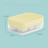 Bouteille d'eau en silicone 2-en-1 durable avec plateau à glaçons et paille intégrée, fabrication directe usine, pour usage extérieur estival