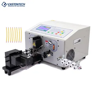 EW-07B Automatic double Wires Cutting Stripping and Twisting Machine Cable Twisting Peeling machine