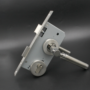 Poignée de levier de <span class=keywords><strong>porte</strong></span> en acier inoxydable massif 304 avec <span class=keywords><strong>design</strong></span> élégant Poignée de <span class=keywords><strong>porte</strong></span> intérieure européenne - Product Image 4