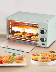 Horno Eléctrico Multifuncional Pequeño de 12L, Mini Horno con Temporizador para Hornear en Casa, Tostar y Calentar Alimentos, Carcasa Metálica - Product Image 6