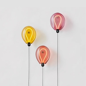 Dutch Bulla Balloon Decorative Glass Ambient <b>Light</b> High-End Designer Wall <b>Light</b> for Living Room Bedroom Hallway PC Indoor Use - Product Image 3