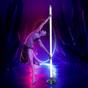 Luz de pilar LED con cambio de color arcoíris, iluminación para escenarios de baile con base para uso en fiestas y clubes. - Product Image 3