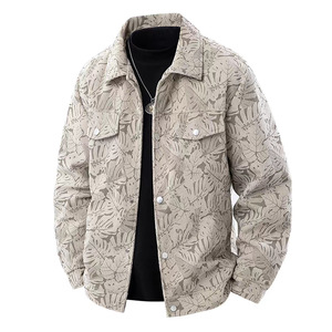 Giacca Bomber a Maniche Lunghe Primaverile e Autunnale per Uomo, Abbigliamento Casual in Poliestere per Giovani e Mezza Età - Product Image 4