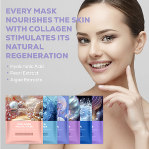 Private Label Blanchiment Rides Or Noir Lifting Glace Refroidissement Collagène Beauté Soins de La Peau Masque Visage Feuille Pour Femme - Product Image 4