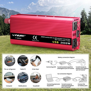 <span class=keywords><strong>LVYUAN</strong></span> 2000W 2500W Peak Power <span class=keywords><strong>Inverter</strong></span> <span class=keywords><strong>1000W</strong></span> 12V à 110V avec USB pour une utilisation de secours en voiture - Product Image 6