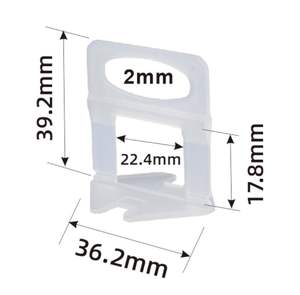 Sistema de nivelación de azulejos Espaciadores de serie legibles y alicates de cuña para sistemas niveladores de azulejos 1/16 Espaciadores Accesorios - Product Image 5