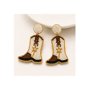 Pendientes de moda Renaza con cuentas y engaste de bisel, joyería colgante elegante, accesorio llamativo para mujer, ideal para fiestas, bodas y uso diario. - Product Image 4
