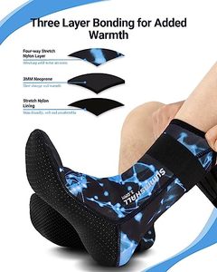 Personalizado a prueba de frío antideslizante calor <span class=keywords><strong>invierno</strong></span> 3mm natación buceo traje de <span class=keywords><strong>neopreno</strong></span> calcetines para hombres mujeres - Product Image 2