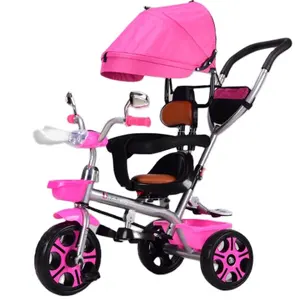 Stroller Pramプッシュ三輪車子供自転車/子供トライク車/4で1ベビー三輪車