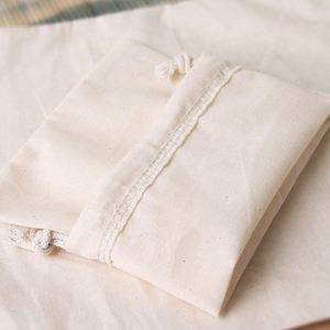 Factory Price Dustbag Canvas Cotton <b>Drawstring</b> Shoes <b>Bags</b> Cloth Dust <b>Bag</b> Custom logo - Product Image 3