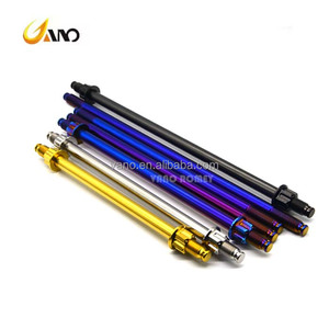 Wanou GR5ไทเทเนียมอัลลอยด์ <span class=keywords><strong>nMax</strong></span> 155แกนล้อ<span class=keywords><strong>หน้า</strong></span>รถจักรยานยนต์พร้อม<span class=keywords><strong>น็อต</strong></span> - Product Image 1