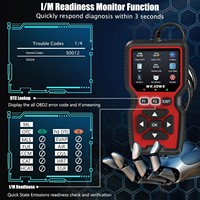 Escáner de Diagnóstico OBD2 V519 Actualizado, Lector de Códigos de Motor, Función de Reinicio, Modo 6/Modo 8 I/M, Conectividad Cableada