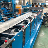 Machine de formage de tôles de couverture compacte entièrement automatique à grande vitesse, certifiée CE, avec découpe hydraulique et contrôle par écran tactile PLC