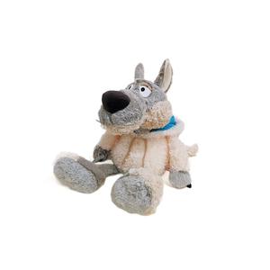Peluche Ulvi <span class=keywords><strong>Lupo</strong></span> in Pelle di Pecora, Cuscino Morbido Imbottito in Cotone PP, Bambola di Pezza per 14+ Anni, Transfrontaliero - Product Image 5