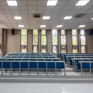 Aulas escolares escritorios y sillas conectados salas de conferencias salas de reuniones auditorios sillas con tableros de escritura sillas de Iglesia - Product Image 4