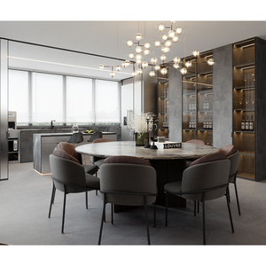 Ensemble de chambre à coucher King Size surdimensionné, mobilier de luxe pour penthouse, villa, grand appartement, chambre d'hôtel haut de gamme - Product Image 6