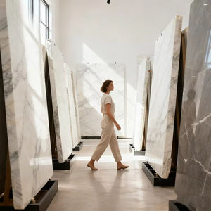 Losas de Mármol Calacatta Más Vendidas, Piedras de Mármol, Piedra de Cuarzo Artificial en Locales de Alta Gama, Piedra de Cuarzo - Product Image 2