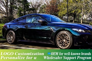 인기 디자인 827m 스타일 알로이 림 골든 브론즈 5x112 18 19 20 21인치 커스텀 단조 휠 BMW M4 G82 G80 M3 X3 G87 CSL용 - Product Image 4