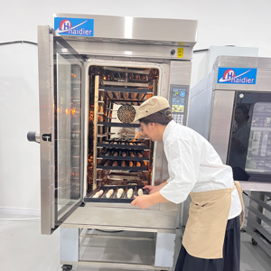 Chuyên Nghiệp 10 Khay Quay Lò Gas Điện Hơi Nước Đối Lưu Bánh Máy Cho Thương Mại Bánh Mì Nướng 110V <span class=keywords><strong>1</strong></span> Giai Đoạn 60Hz - Product Image 1