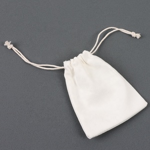 Sac à bijoux portable et réutilisable MOJIU en velours et toile avec cordon de serrage pour cadeaux et présentation - Product Image 5