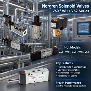 Nuevas piezas de repuesto originales de control neumático de solenoide Norgren V60 V61 V62 V63 V64 V66 V67 - Proveedor IMI Norgren - Product Image 1