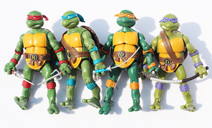 Nouvelle arrivée : Figurine <span class=keywords><strong>Ninja</strong></span> Anime, version film 1990, édition limitée, figurine <span class=keywords><strong>tortue</strong></span>, modèle décoratif - Product Image 6