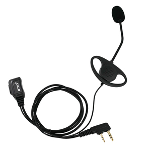Micrófono de diadema D Hang para auriculares UV-32 UV-82 UV-9R PLUS PTT, kit profesional de auriculares con gancho para la oreja - Product Image 1