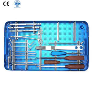 Ensemble d'instruments pour plaque de reconstruction pelvienne en acier inoxydable avec source d'alimentation manuelle pour chirurgie pelvienne - Product Image 4