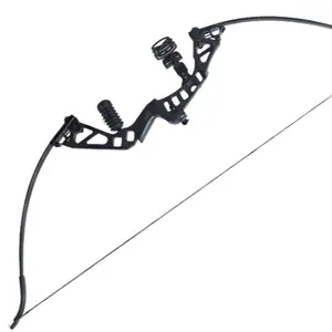 Arco recurvado de metal para prática, arco recurvado personalizado, tiro ao alvo ajustável, equipamentos de prática e flecha