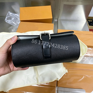 Factory Direct Luxury Brown 3-Slot Roll <b>Watch</b> Box, Travel Portable <b>Watch</b> <b>Case</b> with Custom Logo, High Quality Brand <b>Watch</b> Boxes - Product Image 4