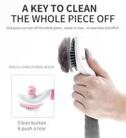 Brosse d'auto-nettoyage pour chats et chiens à poils longs - Vente en gros et personnalisation de logo