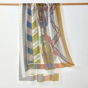 Custom Logo <strong>Designer</strong> Winter Fine Spun Cashmere Scarves <strong>Shawls</strong> Women Warm Solid Color Leaf Pattern Long Tassel Woven Scarf - Product Image 6