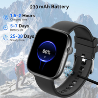 Reloj Inteligente SENBONO T7, Monitor de Actividad Física, Resistente al Agua IP67, Pantalla Táctil TFT Grande y Elegante, Correa de Silicona Unisex