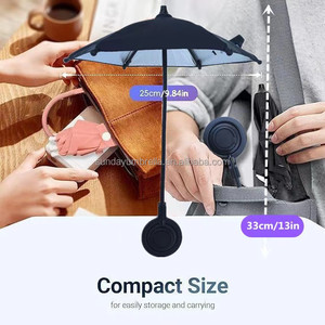 Ô dù điện thoại nhỏ gọn SD Compact Magsafe phủ sợi chống nắng, có nam châm mạnh, tay cầm điều chỉnh được, dùng che nắng ngoài trời, tiện lợi khi đi du lịch - Product Image 5
