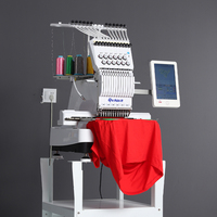 12 aiguilles Dahao ordinateur domestique informatisé Machines à broder une tête 12 couleurs usage domestique chapeau plat t-shirt maison