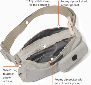 Bolso Bandolera NiBao para Pasear y Entrenar Perros - Bolso Manos Libres para Pasear y Entrenar Perros con <span class=keywords><strong>Bolsillo</strong></span> para Premios, Porta Bolsas <span class=keywords><strong>de</strong></span> Excrementos y <span class=keywords><strong>Bolsillo</strong></span> para Teléfono - Product Image 5