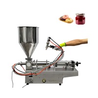 Machine de remplissage de bouteilles approuvée CE pâte de fève sauce alimentaire huile miel lotion remplissage emballage doseur de pâte