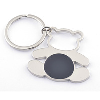 Porte-clés Patte de Chaton en alliage de zinc, Pendentifs Patte de Chien et Empreinte de Pied pour la Fabrication de Bijoux, Porte-clés Léger pour Sac à Fermeture Éclair et Loisirs Créatifs