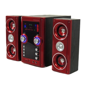 Wireless 2.1 Channel Home <b>Speaker</b> System With for FM Radio & Remote Control-Portable 2.1 Home <b>Speaker</b> System - Product Image 2