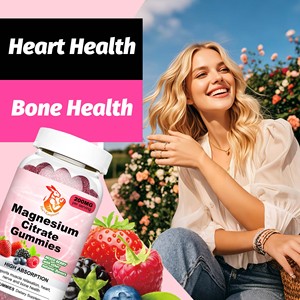 Gomitas de Citrato de Magnesio OEM ODM con Sodio que Favorecen la Relajación Muscular, la Salud del Corazón, los Nervios y los Huesos - Product Image 6