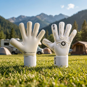 Guantes de Portero Profesionales de Látex Alemán de 4 mm, Guantes de Fútbol para Portero, Logotipo Personalizado, Fábrica OEM - Product Image 4