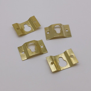 Concealed Hanging Hook Gold Plated Iron Small Square 3-5kg Load Capacity For Picture Frame Cross Stitch Artwork - Product Image 2