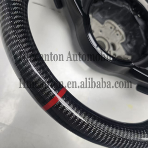 Volante Deportivo de Cuero Perforado y Fibra de Carbono para Volkswagen VW GTI7 Golf MK7 - Product Image 2