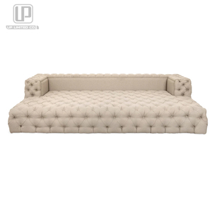 Factory Direct Sell Modern Luxury Furniture Fat Bastard Huge Rectangle Beige Fabric for Villa Living Room UP-016 Fat Bastard Sof - Product Image 5