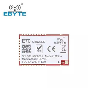 โมดูลเครือข่ายไร้สาย Ebyte ODM E70-433NW30S รองรับเครือข่ายไร้สายหลายระบบ กำลังส่ง 30dBm ระยะ 6.5 กม. ความถี่ 433mhz ช่องสัญญาณ UART สำหรับการเชื่อมต่อแบบ Star Networking - Product Image 3